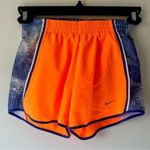 Nike Orange Dri Fit Running Shorts
